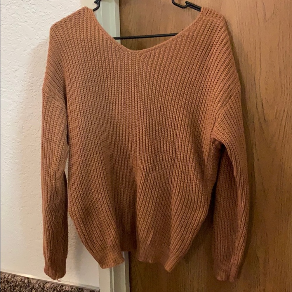 Brown Windsor knit sweater
